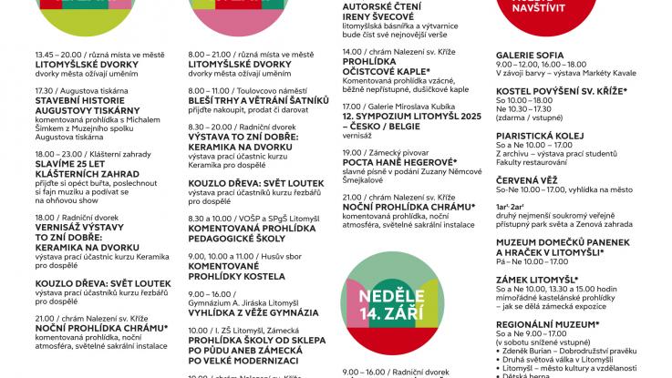 Den otevřených památek v Litomyšli